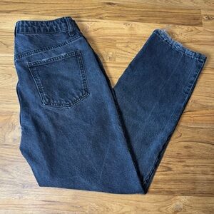 We The Free Black Jeans Women’s 28 Dakota Straight Leg High Rise Free People